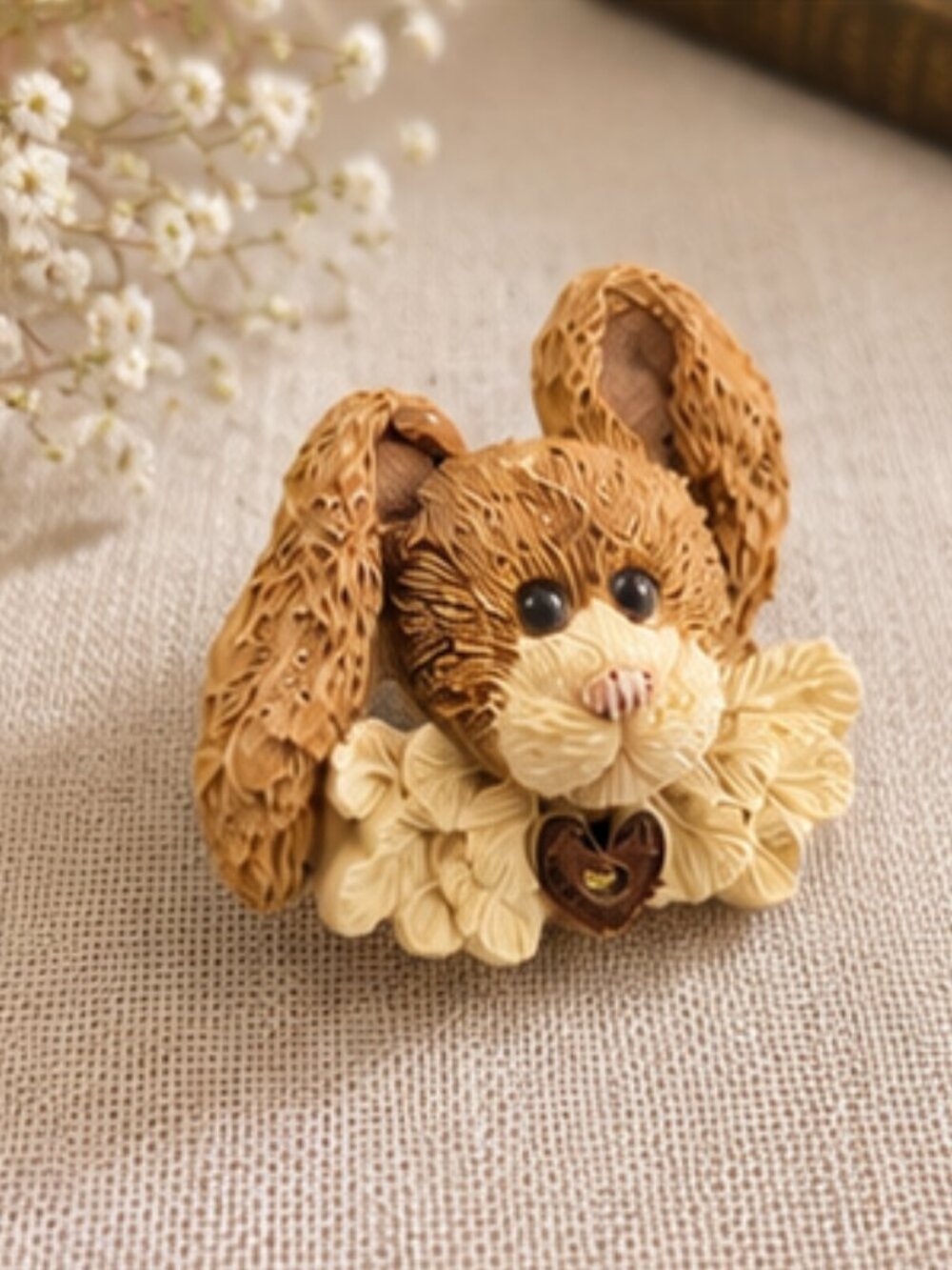 Boyds Bears "Alice's Flight" March Hare Brooch: Alice in Wonderland Collection